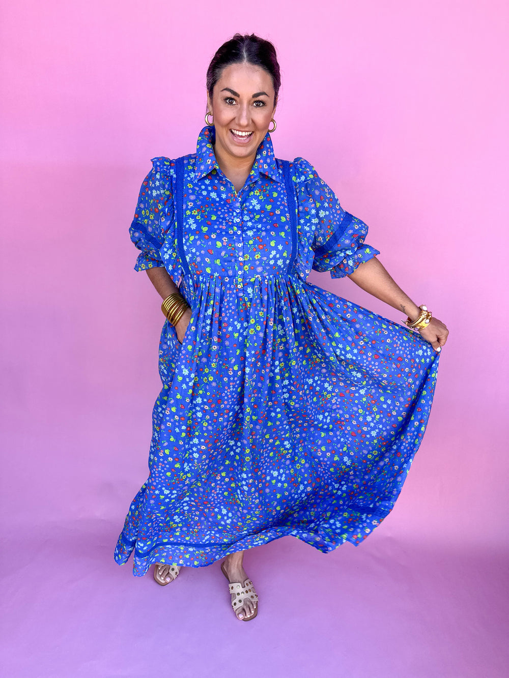 KARLIE | Summer Floral Maxi Dress