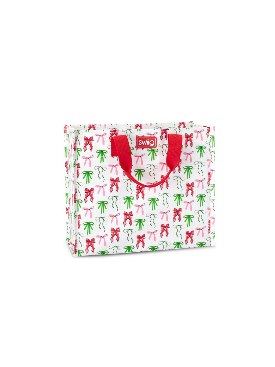 Swig | Medium Reusable Bag - Ribbons And Bows