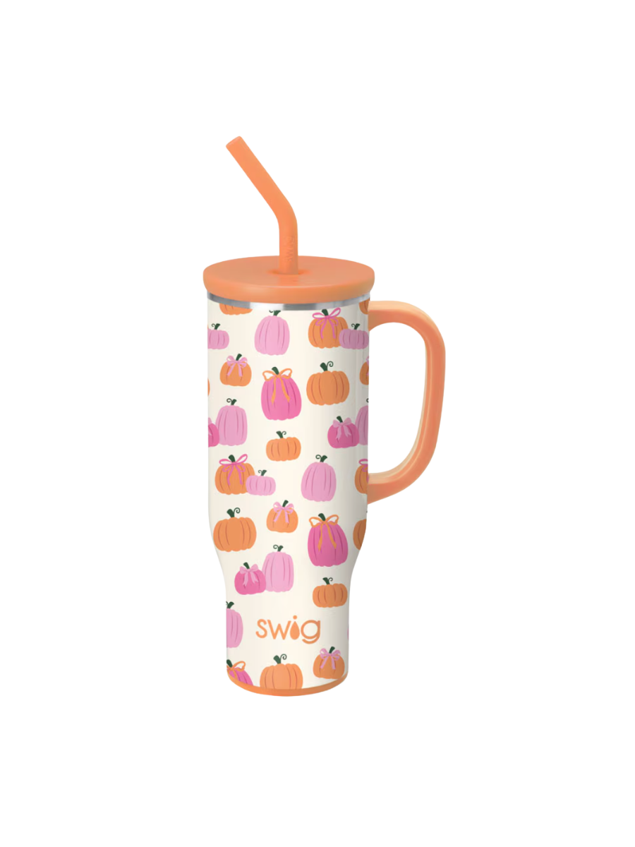 Swig | Mega Mug 30oz -  Pumpkins And Bows