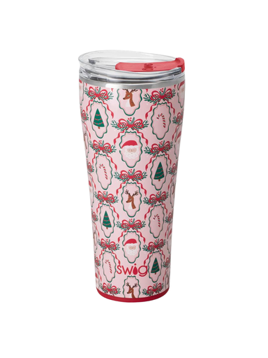 Swig 32 oz Tumbler Christmas Cameos gift jincy's