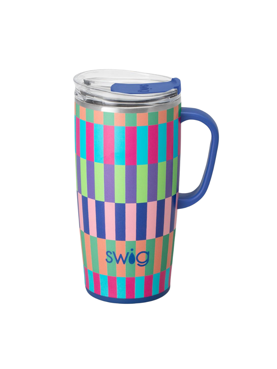 Swig | 22 oz Travel Mug - Brite Stripe