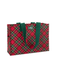 swig reusable large gift bag christmas plaid jincy's
