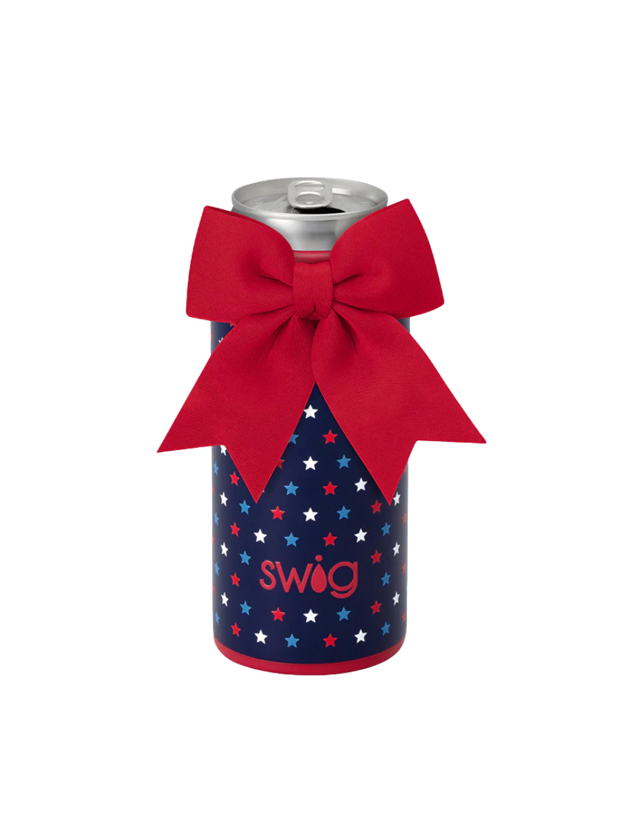 Swig Skinny Can Cooler Oh My Stars patriotic red white blue stars boutique jincy's