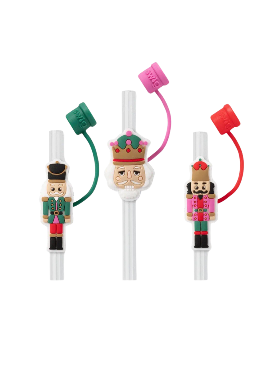 Swig | Straw Topper Set - Classic Nutcracker