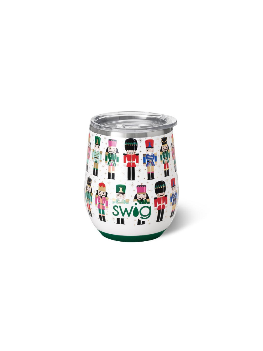 Swig | 12oz Stemless Wine Cup - Classic Nutcracker