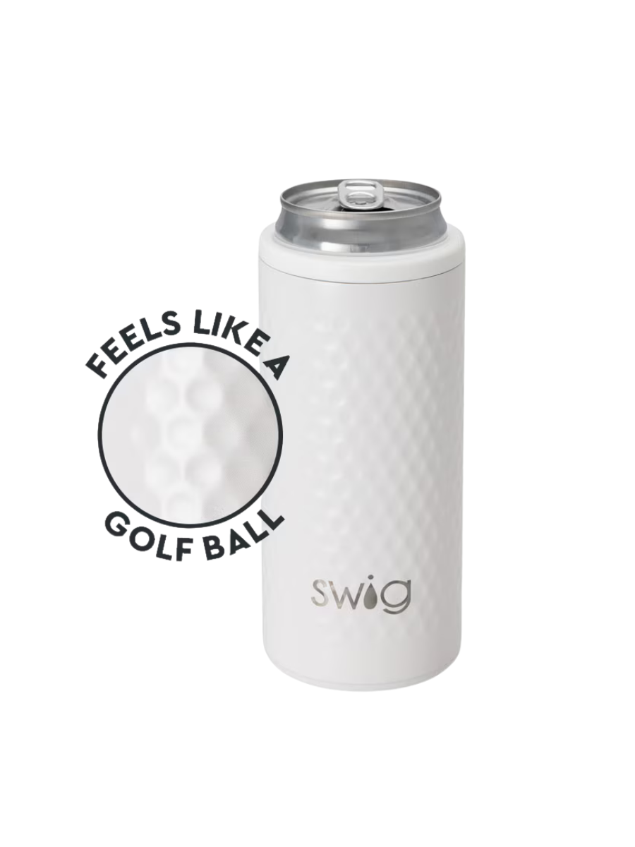 Swig | Golf Ball Skinny Can Cooler 12oz