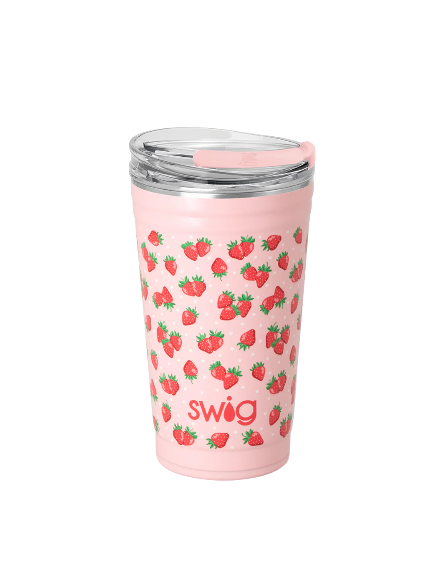 Swig | 24 oz Party Cup - Strawberry Shortcake