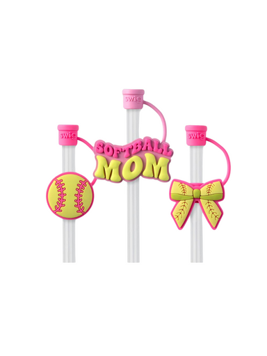 Swig Reusable Straw Softball Set of 3 Jincy's Gift