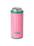 Swig | Pink Golf Ball Skinny Can Cooler 12oz