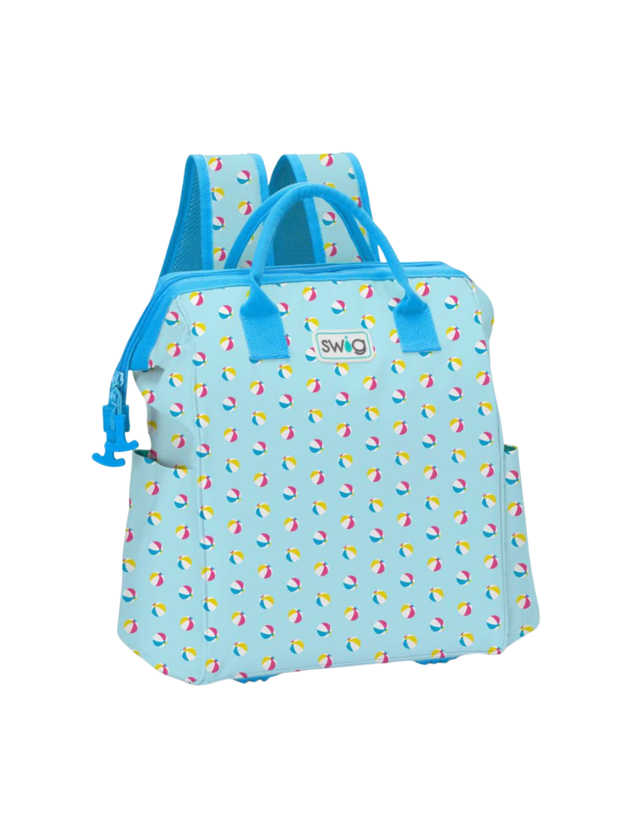 Swig Packi 24 Backpack Cooler Beach Balls womens boutique gift beach pool blue handles jincy's
