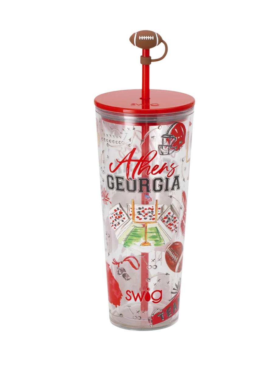 Swig | Tailgates In Athens Plastic Tumblers - 24 oz
