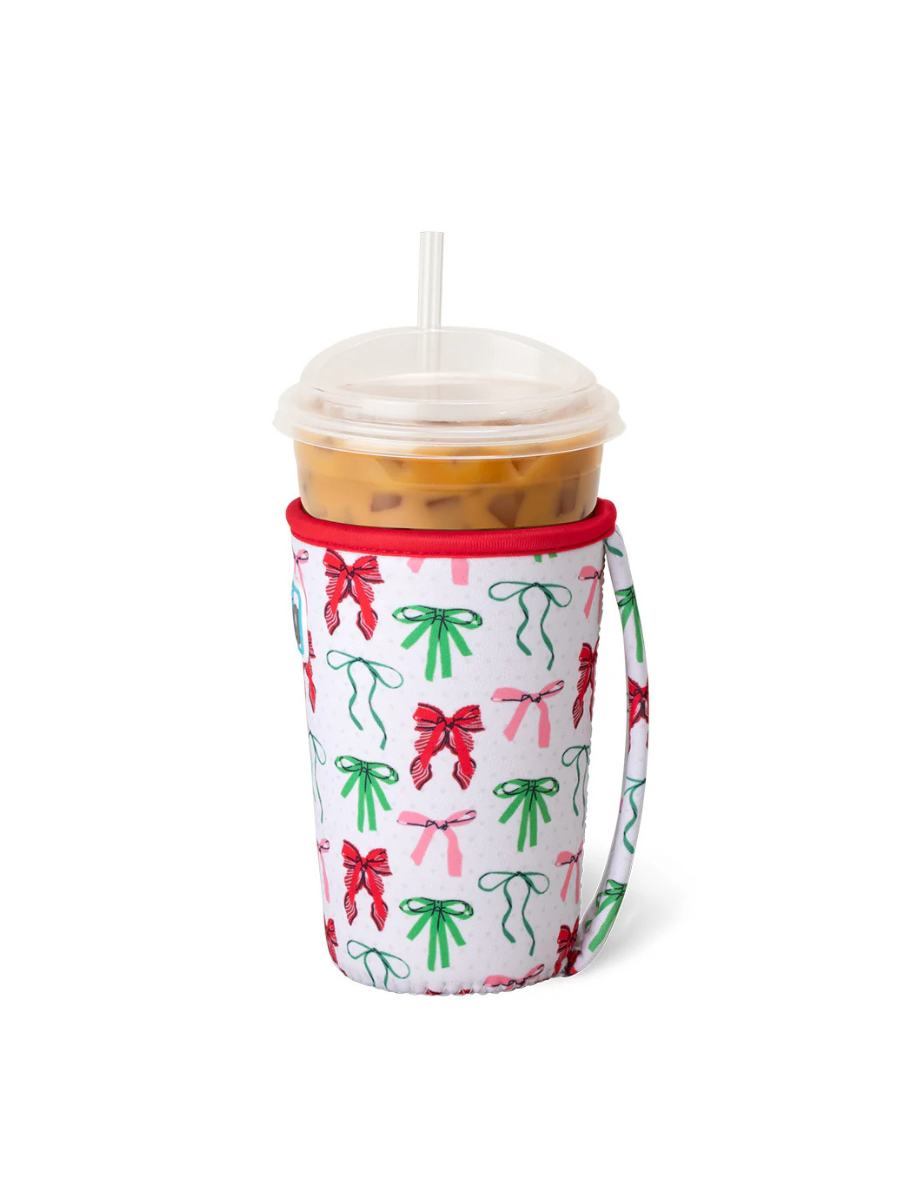 Swig | 22oz Iced Cup Coolie - Ribbons And Bows