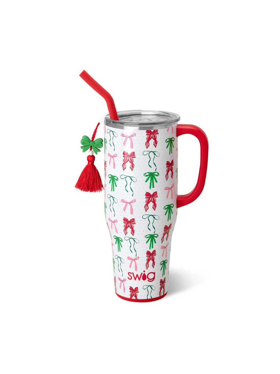 Swig | 40oz Mega Mug - Ribbons And Bows