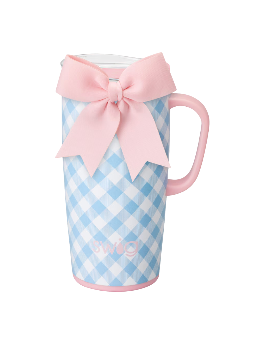 Swig | 22 oz Travel Mug - Gingham