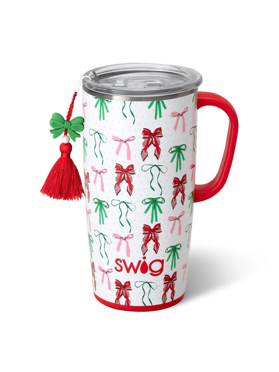 Swig | 22oz Travel Mug - Ribbons And Bows