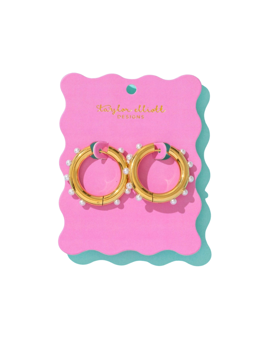 TAYLOR ELLIOTT DESIGNS | Lola Large Huggie Earrings