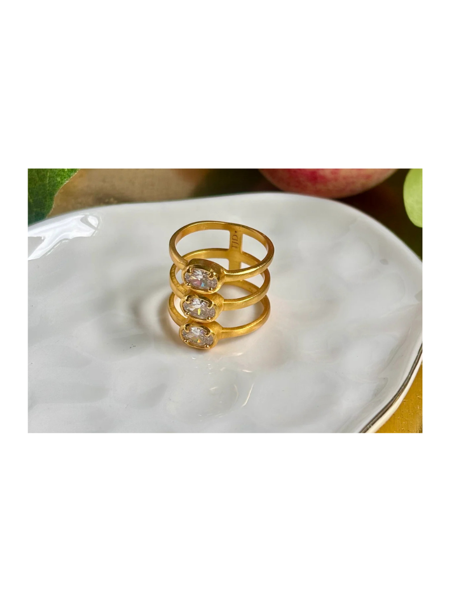 Tatum James | Tinley Ring - Cubic Zirconia