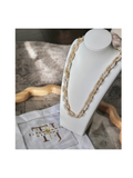 Tatum James | Link Necklace - Blonde Tortoise