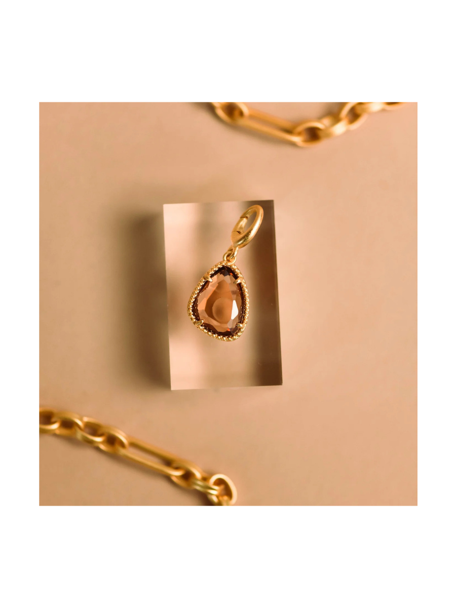 Tatum James | Necklace Charm - Amber