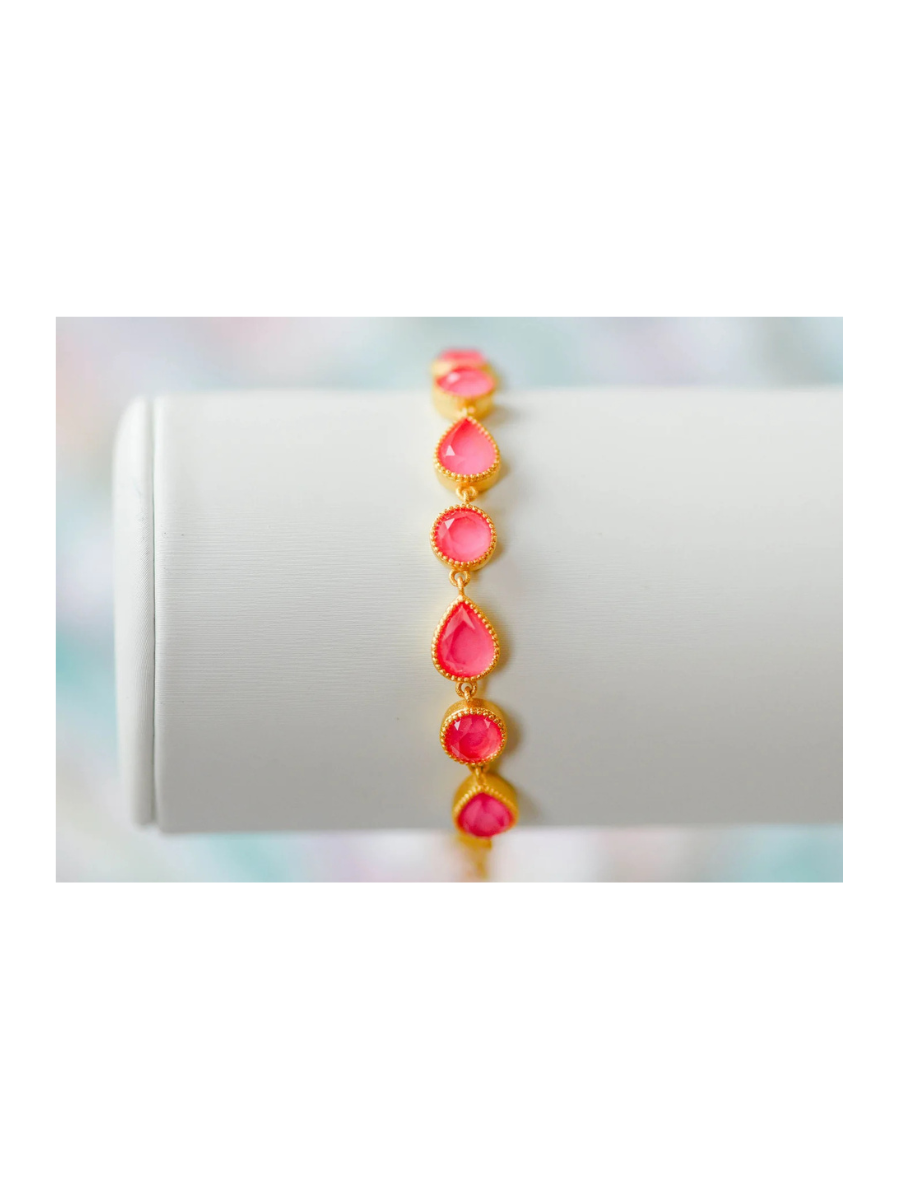 Tatum James | Catherine Bracelet - Magenta