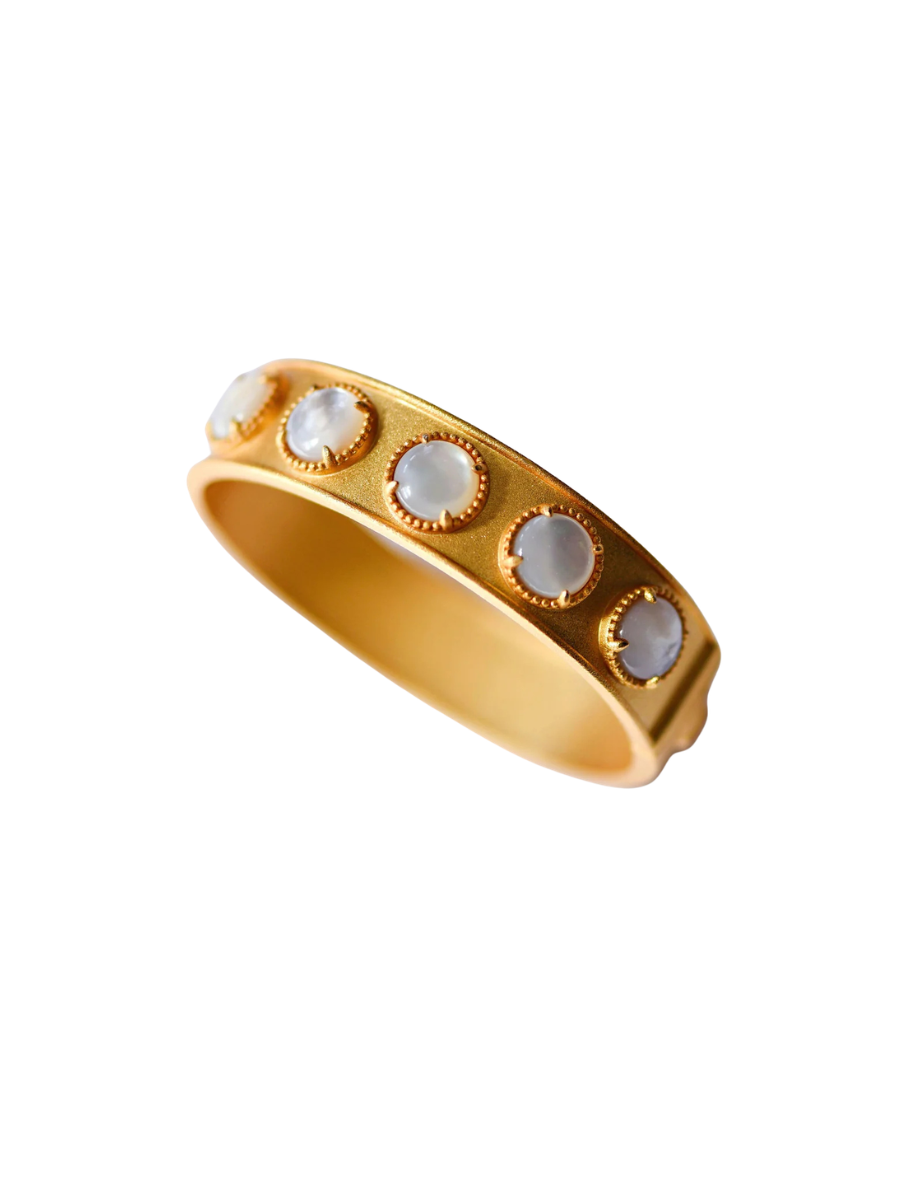 Tatum James | Clara Bangle - Mother Of Pearl