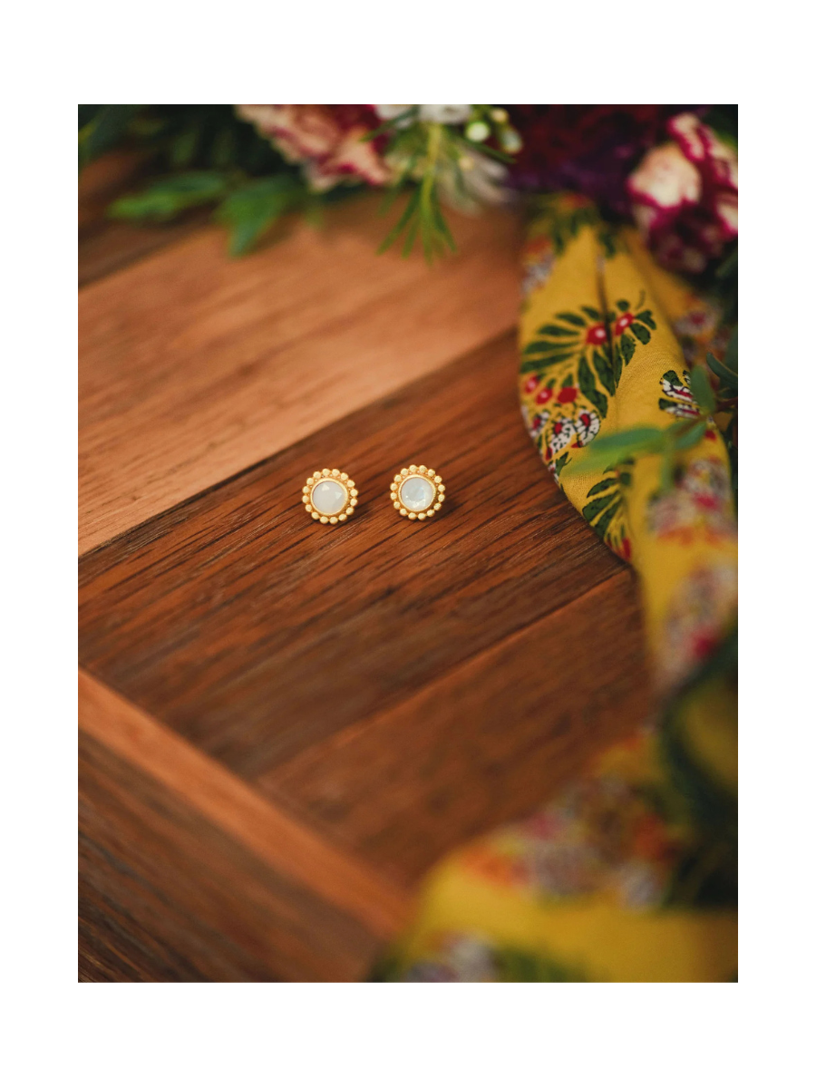 Tatum James Designs | Savannah Studs - Mother Of Pearl