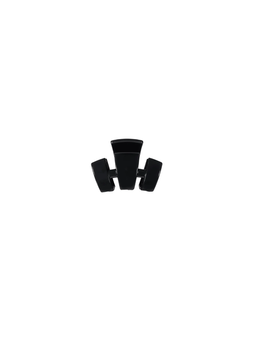 TELETIES | Petite Claw Clip - Jet Black