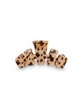 TELETIES | Medium Claw Hair Clip - Blonde Tortoise