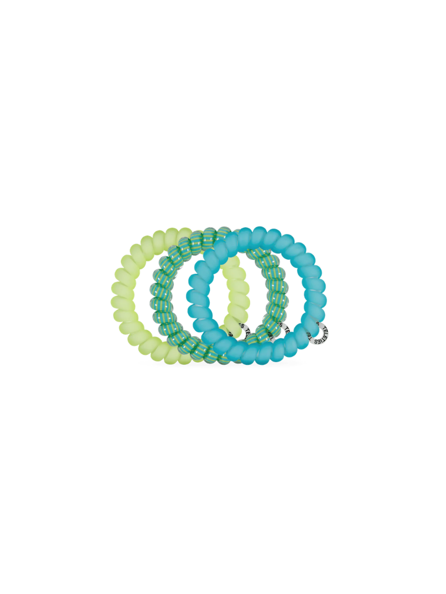 TELETIES | Large Nylon Hair Ties - Cabana Cutie