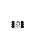 TELETIES | Small Nylon Hair Ties - Jet Black