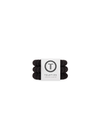 TELETIES | Small Nylon Hair Ties - Jet Black