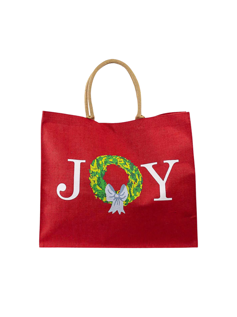 Joy Wreath Carryall Tote