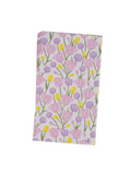 Tulip Fields Guest Napkins Flower Floral Pink Purple Yellow Green Kitchen Party Napkins Spring Women's Gift 