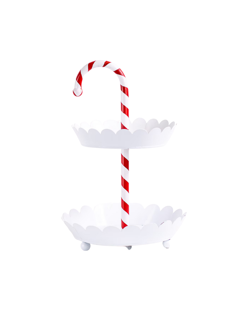 Candy Cane Tiered Server