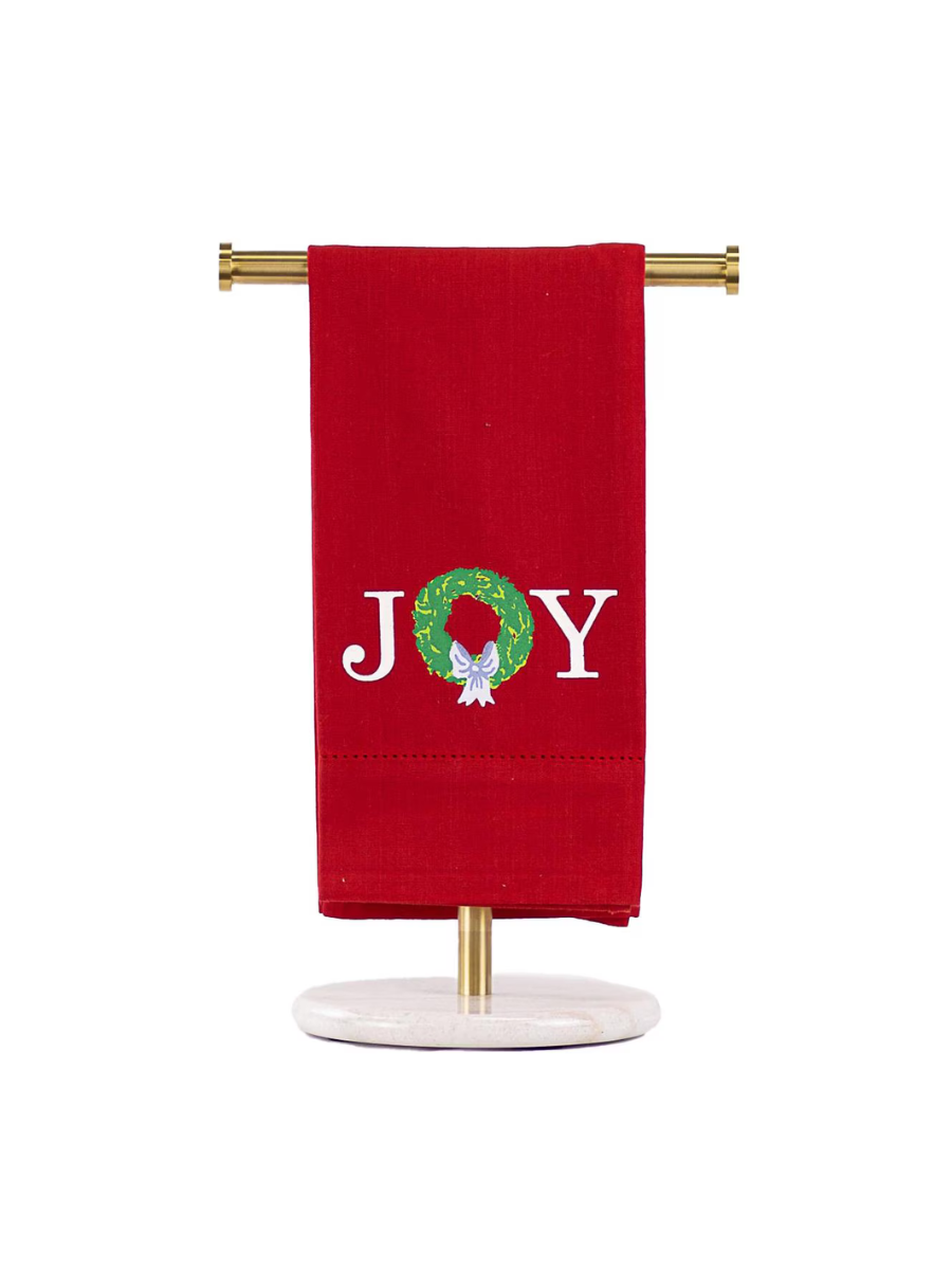 Grand Joy Wreath Hand Towel