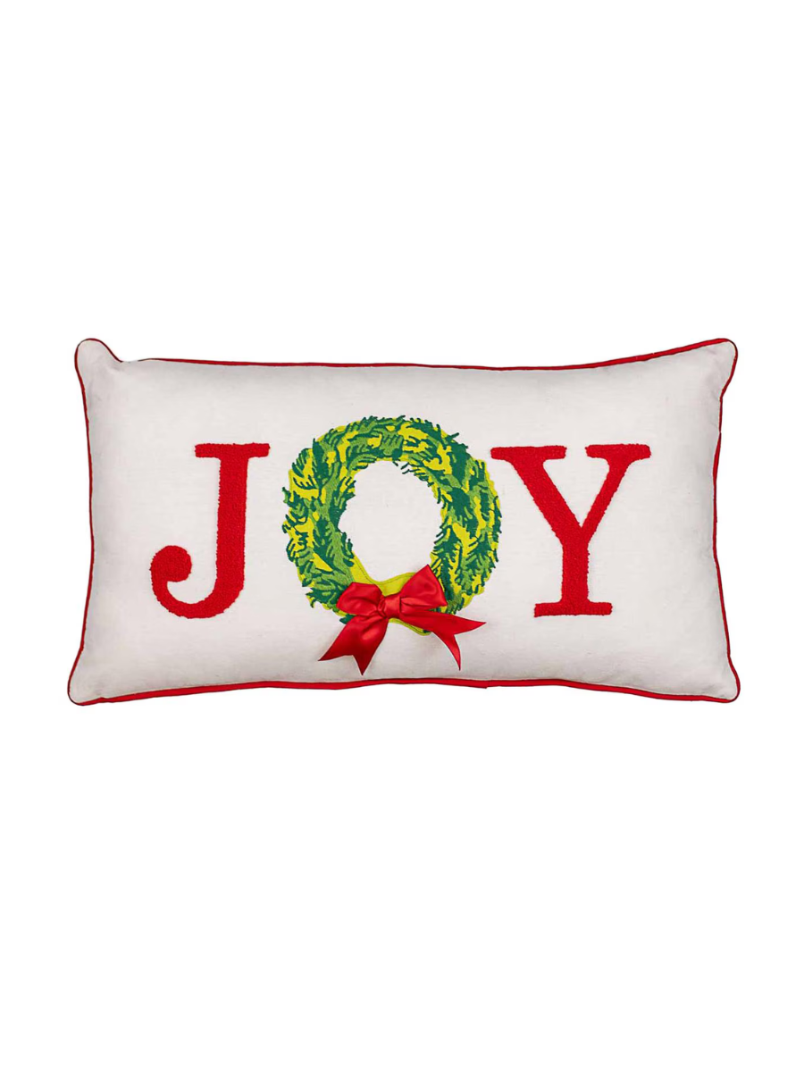 Grand Joy Wreath Pillow