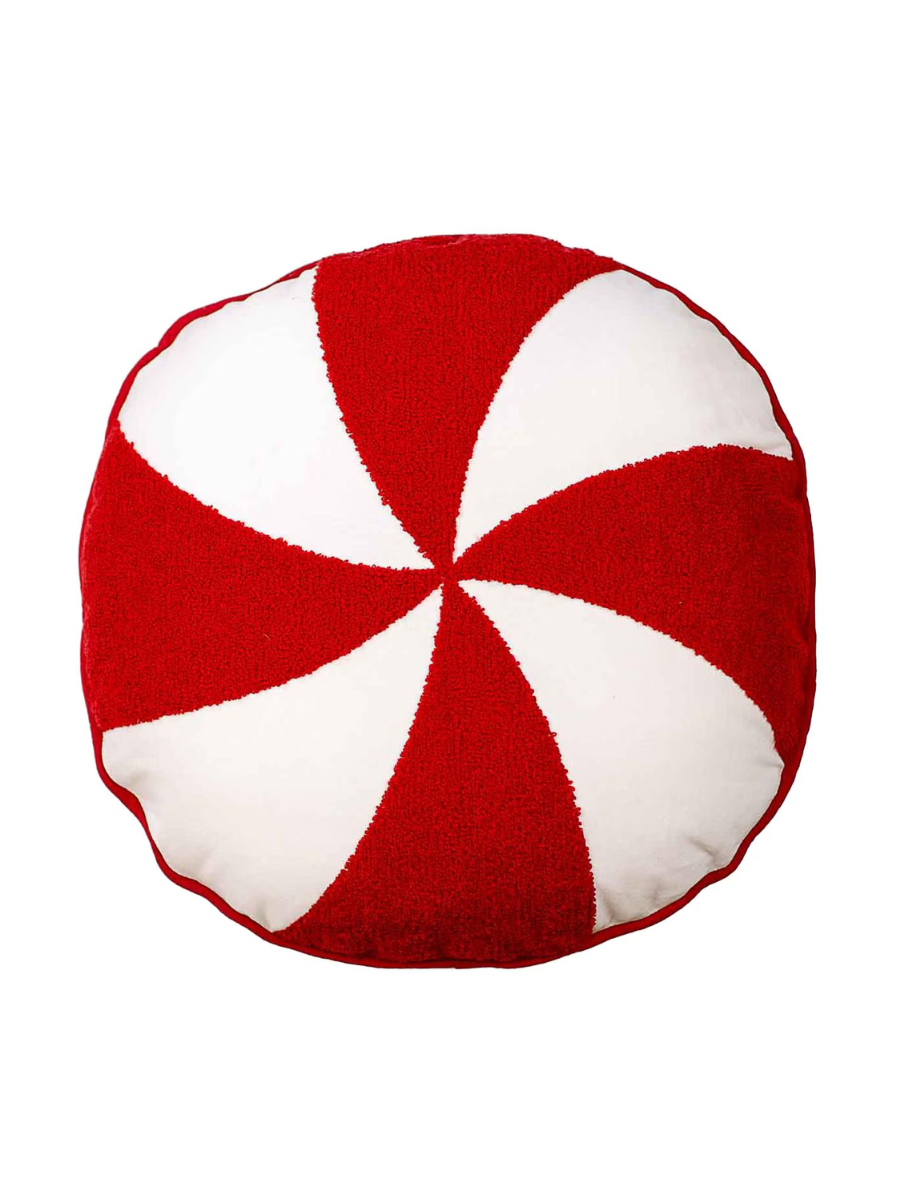 Peppermint Pillow - Red