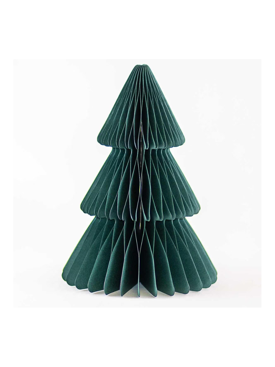 Accordion Paper Tree - Dark Green