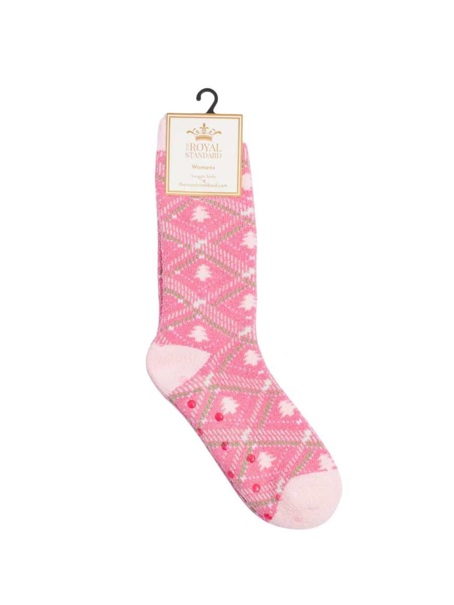 Women's Snuggle Socks - Layton Tree Plaid