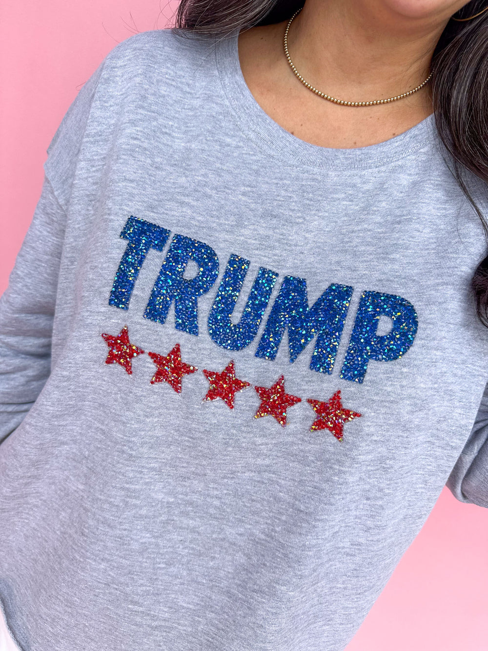 Trump Caviar Sweatshirt - Heather Grey