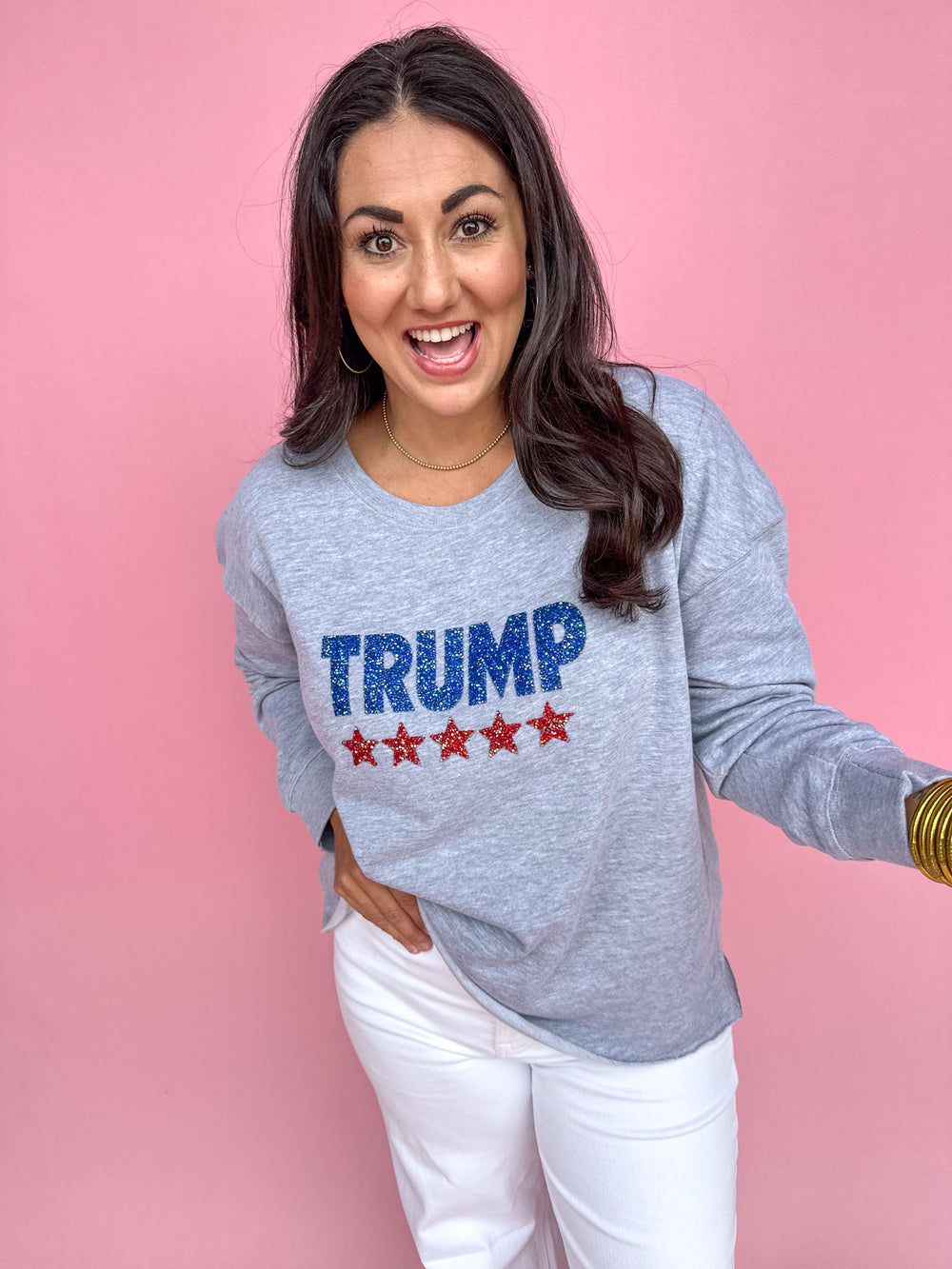 Trump Caviar Sweatshirt - Heather Grey