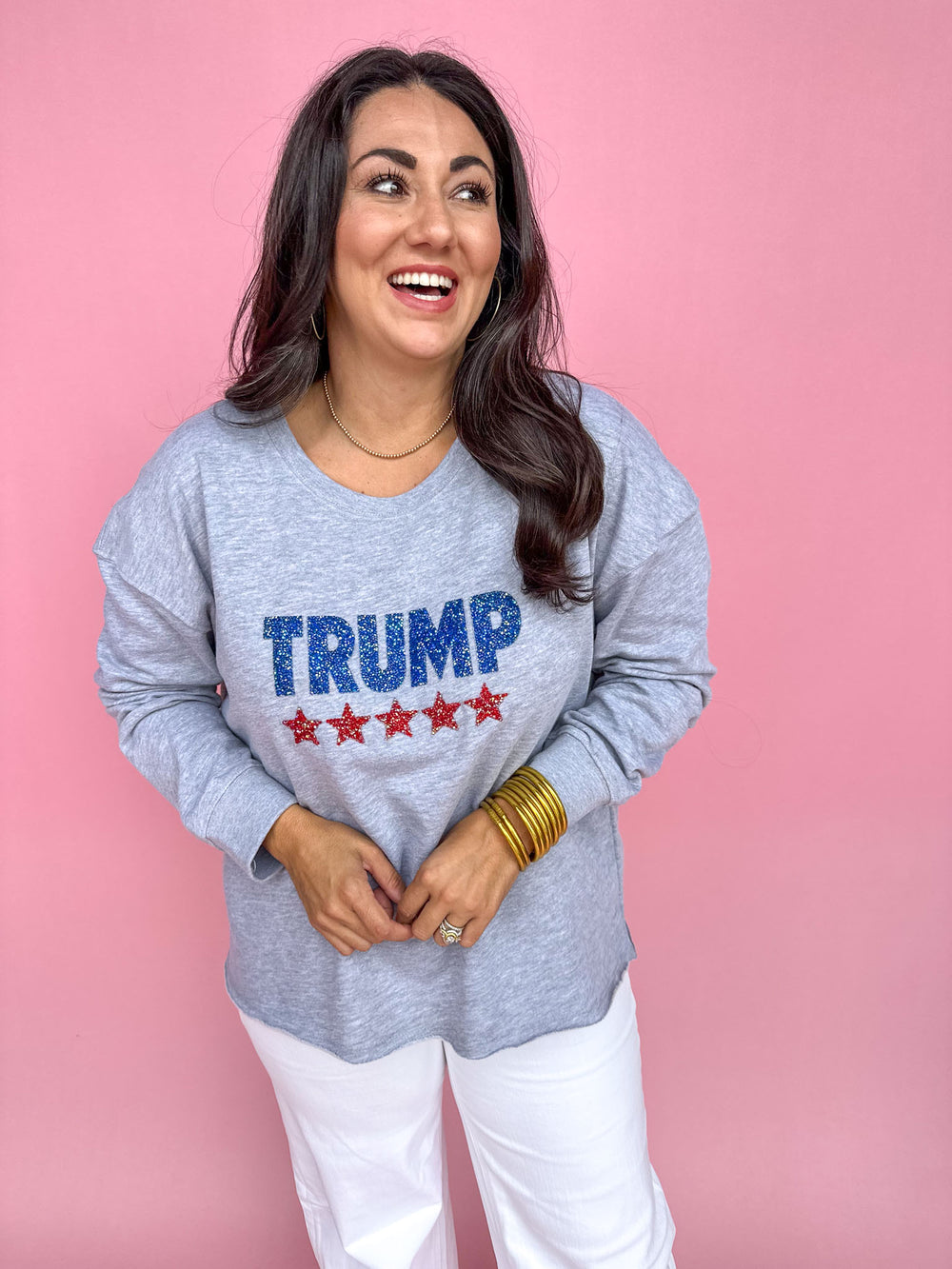 Trump Caviar Sweatshirt - Heather Grey