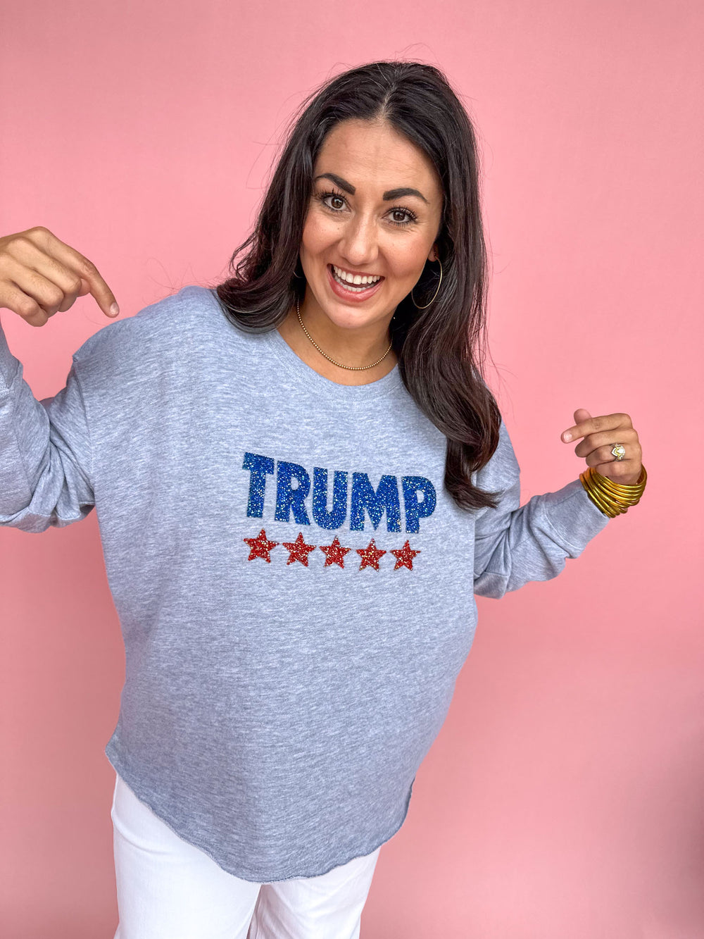 Trump Caviar Sweatshirt - Heather Grey