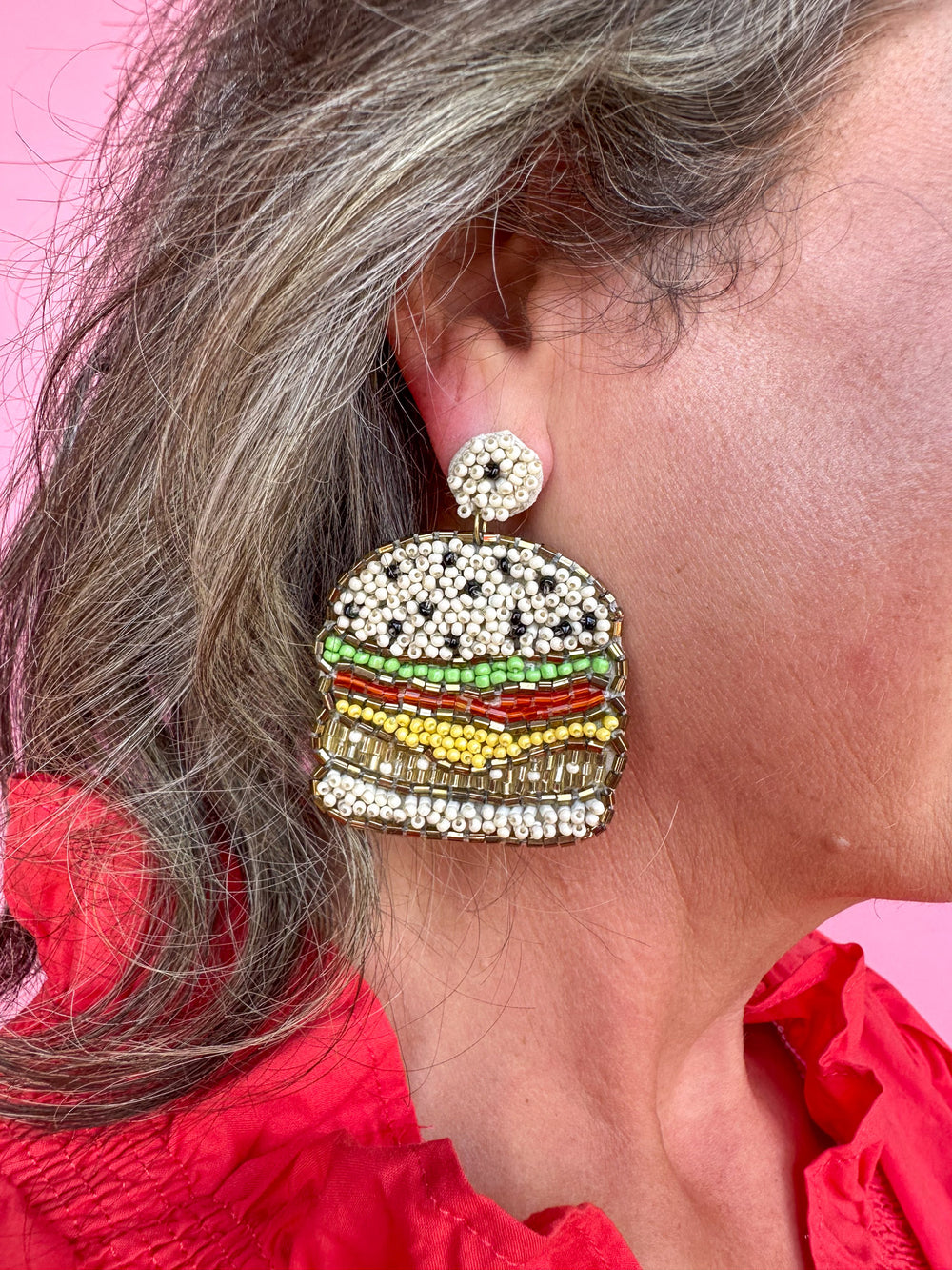 Cheeseburger Earrings