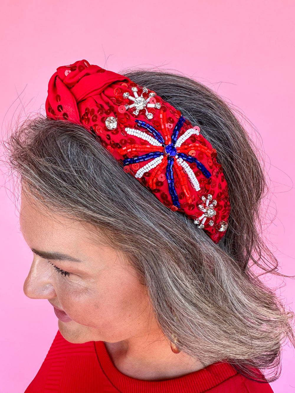 Baby You're A Firework Headband - Red