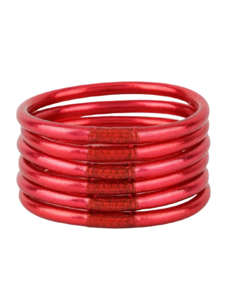 BuDhaGirl All Weather Bangles Pink Stack Jincy's Gift