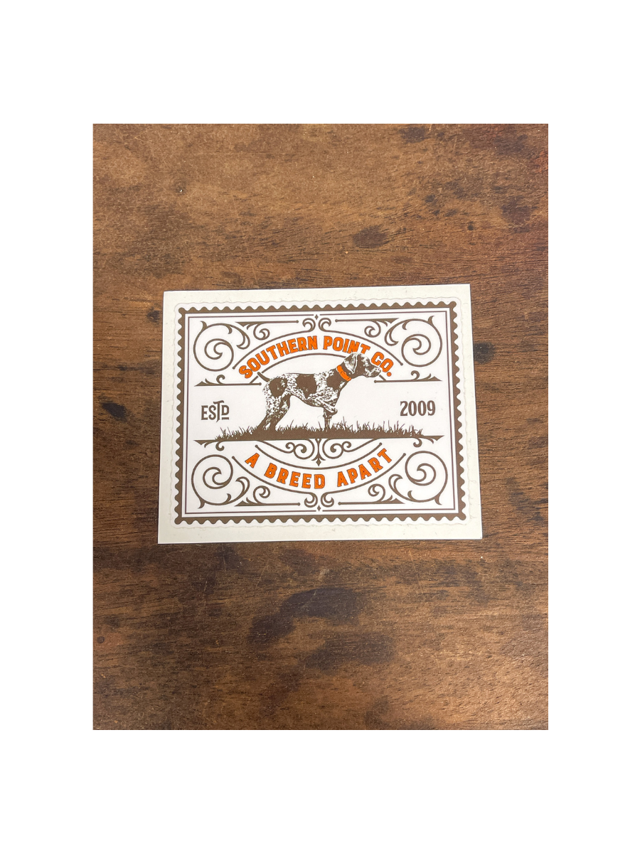 Southern Point Co. | Gray & Orange Bird Dog Decal