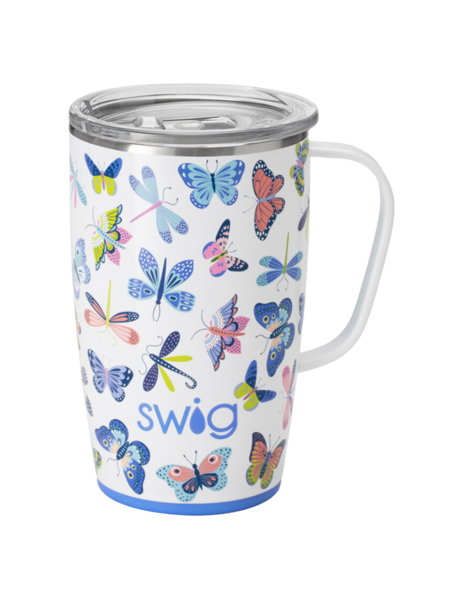 Swig | 18oz Travel Mug - Butterfly Bliss