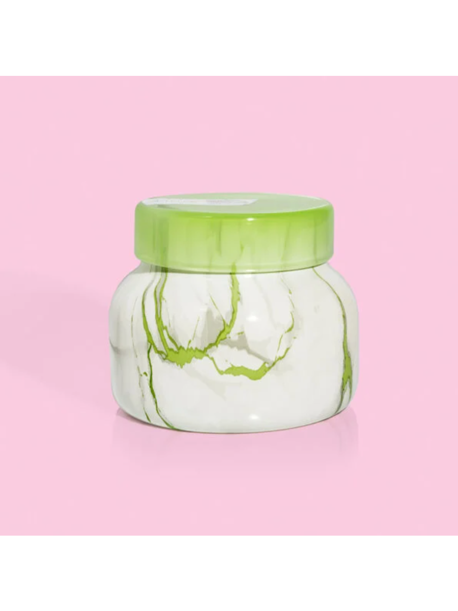 Capri Blue | 8oz Petite Marble Jar - Honeydew Crush