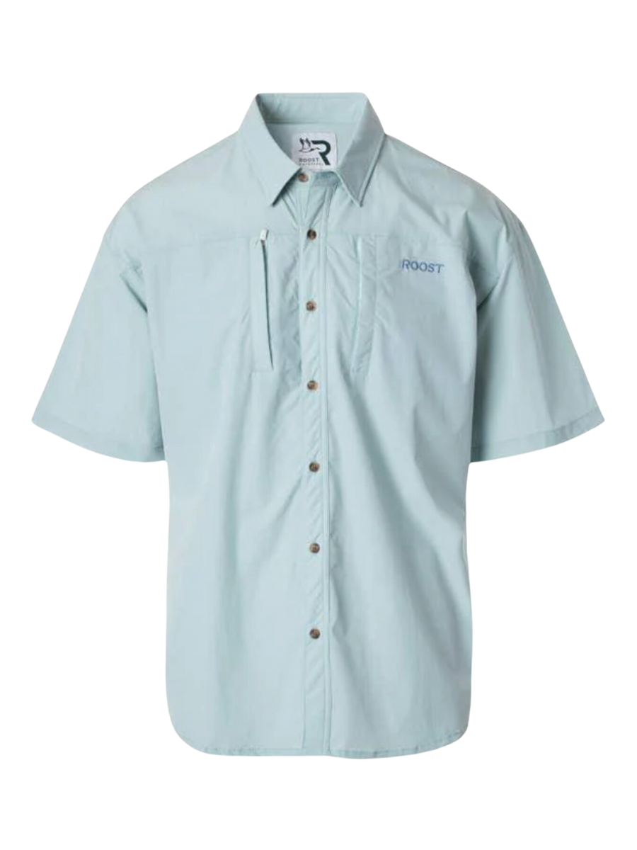 Roost | Light Blue - YOUTH S/S Button Down